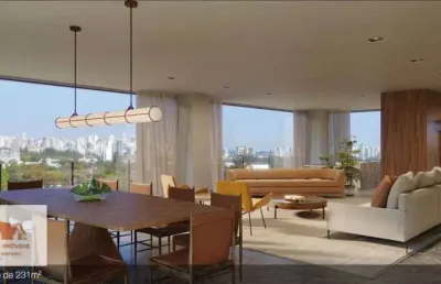Ibirapuera apartamento a venda com 4 dormitórios 231 m² 4 vagas novo pronto para morar  com lazer completo