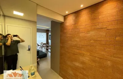 Pinheiros apartamento para locacao com 1 dormitórios tamanho 40 m2 com 1 vaga novo pronto para morar mobiliado fino acabamento.
