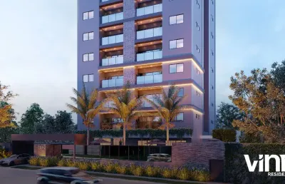Apartamento de alto padrão com 2 suítes - varanda com churrasqueira
