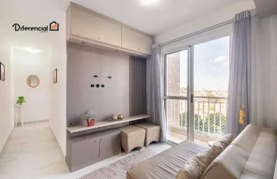 Apartamento com 2 dormitórios para alugar, 55 m² por r$ 3.340,38/mês - fanny - curitiba/pr