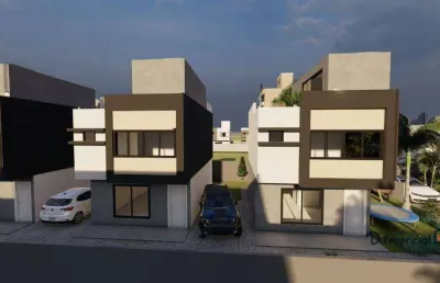 Sobrado à venda, 131 m² por r$ 620.000,00 - xaxim - curitiba/pr