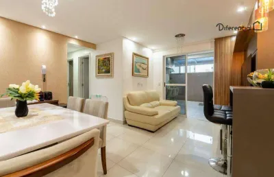 Apartamento com 3 dormitórios à venda, 78 m² por r$ 699.000,00 - novo mundo - curitiba/pr
