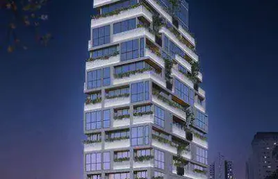 Apartamento com 1 dormitório à venda, 20 m² por r$ 520.000,00 - batel - curitiba/pr