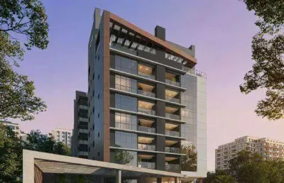 Apartamento garden com 3 dormitórios à venda, 144,17 m² privativos e 63 m² de garden por r$ 2.390.000 - ahú - curitiba/pr
