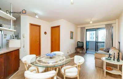 Apartamento com 1 dormitório à venda, 47 m² por r$ 385.000,00 - cabral - curitiba/pr