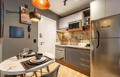 Studio com 1 dormitório à venda, 26 m² por r$ 489.900,00 - mercês - curitiba/pr