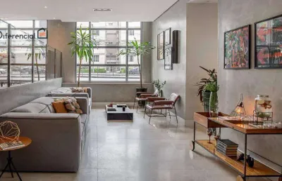 Apartamento com 1 dormitório à venda, 24 m² por r$ 370.000,00 - alto da glória - curitiba/pr