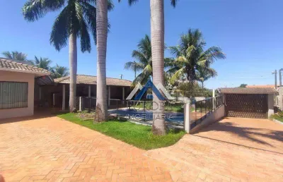 Chácara com 5 dormitórios, 828 m² - venda por r$ 1.000.000 ou aluguel por r$ 3.800,00/mês - condomínio santa ruth - sertanópolis/pr