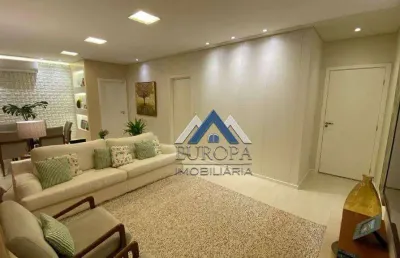 Apartamento de frente com lago igapócom 3 dormitórios à venda, 131 m² por r$ 1.280.000 - petrópolis - londrina/pr