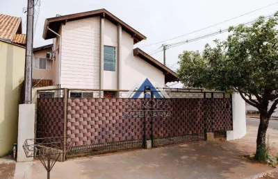 Sobrado jd. guararapes,  com 3 dormitórios à venda, 160 m² por r$ 700.000 - jardim guararapes - londrina/pr