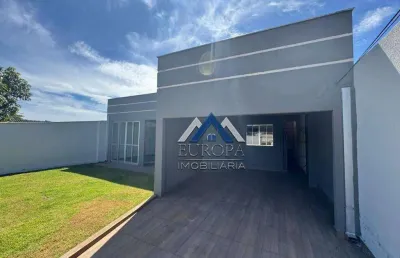 Casa com 2 dormitórios à venda, 70 m² por r$ 290.000 - jardim paris - região norte - londrina/pr
