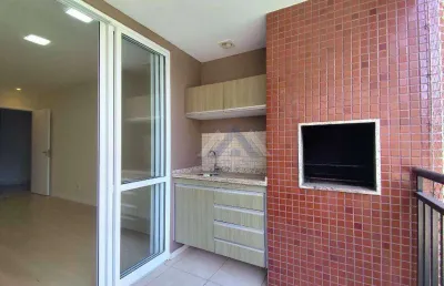 Apartamento com 3 dormitórios para alugar, 76 m² por r$ 3.500,00/mês - gleba fazenda palhano - londrina/pr