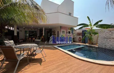 Casa com 4 dormitórios à venda, 300 m² por r$ 2.500.000,00 - jardim imperial - cuiabá/mt