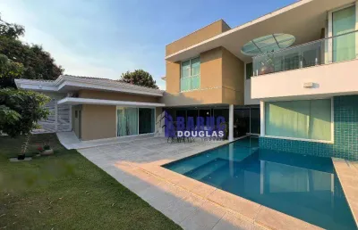 Vende-se linda mansão com 05 suítes com 680m2 construídos e 1.187m2 de terreno no cond. gran ville