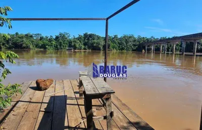 Vende-se ótima chácara na beira do rio na cidade de acorizal - mt