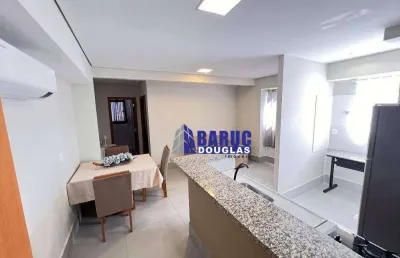 Aluga-se flat's mobiliados, apartamento mobiliado, com localização privilegiada no centro de cuiabá, com comodidades próximo do hospital hbento.