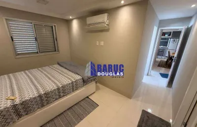 Aluga-se lindo apartamento todo mobiliado no garden shangri-la, andar alto, com sacada, com armários na cozinha e ar split, 01 vaga.