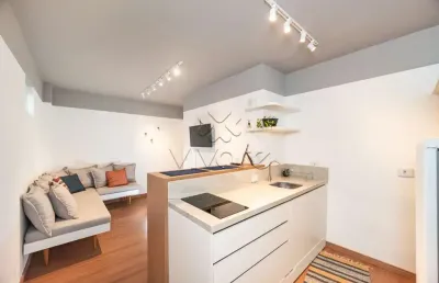 Apartamento com 1 quarto para alugar na rua nilo cairo, 257, centro, curitiba, 33 m2 por r$ 2.200