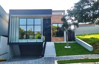 **descricao do imovel: sobrado luxuoso no residencial glarus - swiss park**