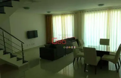 Cobertura com 4 dormitórios à venda, 250 m² por r$ 2.500.000,00 - vila nova - cabo frio/rj