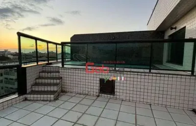 Cobertura com 4 dormitórios à venda, 200 m² por r$ 1.500.000,00 - vila nova - cabo frio/rj