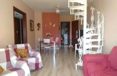 Cobertura com 4 dormitórios à venda, 280 m² por r$ 1.250.000,00 - passagem - cabo frio/rj