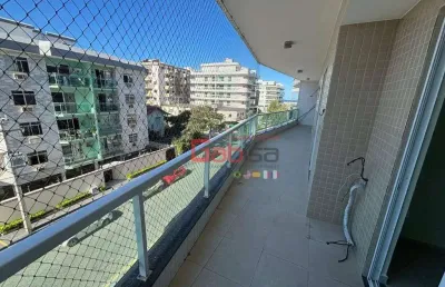 Apartamento com 2 dormitórios à venda, 75 m² por r$ 590.000,00 - braga - cabo frio/rj