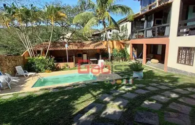 Casa com 4 dormitórios à venda, 419 m² por r$ 537.000,00 - guriri - cabo frio/rj
