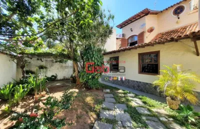 Casa com 4 dormitórios à venda, 240 m² por r$ 1.000.000,00 - braga - cabo frio/rj