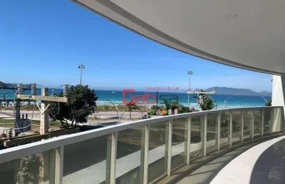 Apartamento com 3 dormitórios, 160 m² - venda por r$ 2.300.000,00 ou aluguel por r$ 9.536,36/mês - praia do forte - cabo frio/rj