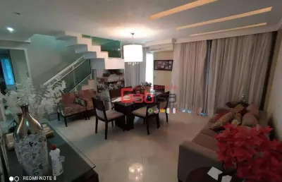 Cobertura com 3 dormitórios à venda, 180 m² por r$ 1.400.000,00 - centro - cabo frio/rj