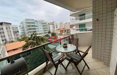 Apartamento com 3 dormitórios à venda, 120 m² por r$ 440.000,00 - braga - cabo frio/rj