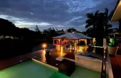 Casa com 5 dormitórios à venda, 671 m² por r$ 11.900.000 - praia rasa - armação dos búzios/rj