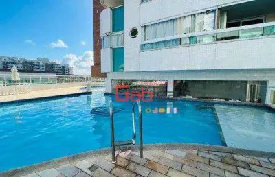 ***oportunidade única*** cobertura com 3 dormitórios à venda, 198 m² por r$ 1.250.000 - centro - cabo frio/rj