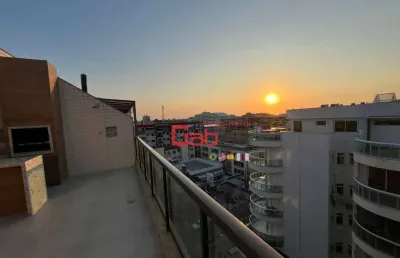 Cobertura com 3 dormitórios, 130 m² - venda por r$ 1.800.000,00 ou aluguel por r$ 6.500,00/mês - centro - cabo frio/rj