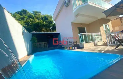 Casa com 2 dormitórios à venda, 86 m² por r$ 420.000 - reserva do peró - cabo frio/rj