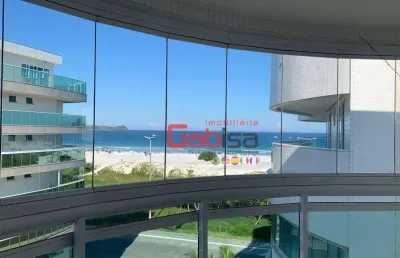 Apartamento com 3 dormitórios à venda, 128 m² por r$ 1.895.000,00 - praia do forte - cabo frio/rj