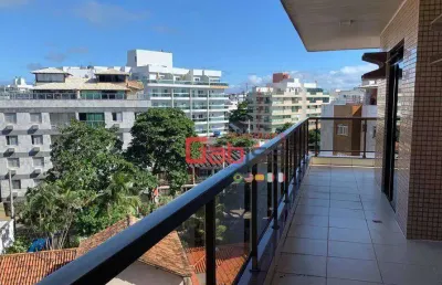 Cobertura com 4 dormitórios à venda, 260 m² por r$ 1.300.000,00 - vila nova - cabo frio/rj