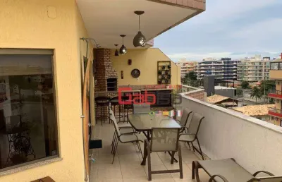 Cobertura com 4 dormitórios à venda, 150 m² por r$ 1.050.000,00 - braga - cabo frio/rj