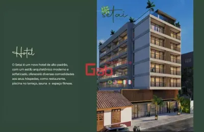 Hotel com 1 dormitório à venda, 32 m² por r$ 395.000,00 - centro - cabo frio/rj