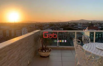 Cobertura com 3 dormitórios à venda, 130 m² por r$ 780.000,00 - braga - cabo frio/rj