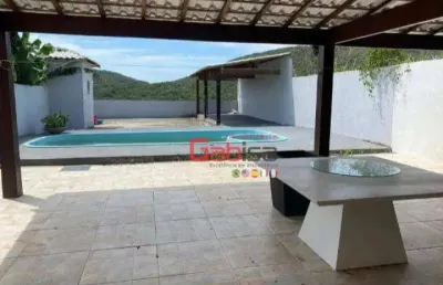 Casa com 3 dormitórios à venda, 350 m² por r$ 850.000,00 - guriri - cabo frio/rj