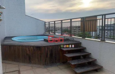 Cobertura com 4 dormitórios à venda, 197 m² por r$ 1.200.000,00 - braga - cabo frio/rj