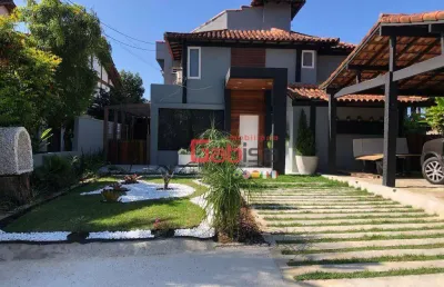 Casa com 4 dormitórios à venda, 310 m² por r$ 2.200.000,00 - loteamento portal da ferradura - armação dos búzios/rj