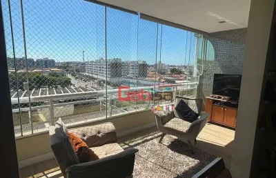 Cobertura com 4 dormitórios à venda, 239 m² por r$ 1.200.000,00 - jardim caiçara - cabo frio/rj