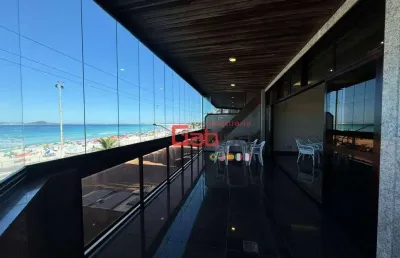 Apartamento com 4 dormitórios à venda, 518 m² por r$ 4.500.000,00 - praia do forte - cabo frio/rj