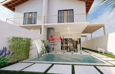 Casa com 4 dormitórios à venda, 155 m² por r$ 1.050.000 - praia do foguete - cabo frio/rj