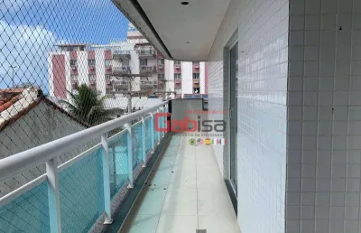 Apartamento com 3 dormitórios para alugar, 100 m² por r$ 3.765,15/mês - braga - cabo frio/rj