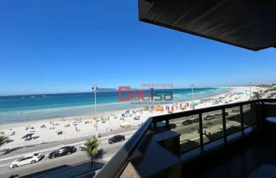 Apartamento com 5 dormitórios, 250 m² - venda por r$ 4.000.000,00 ou aluguel por r$ 11.952,00/mês - braga - cabo frio/rj
