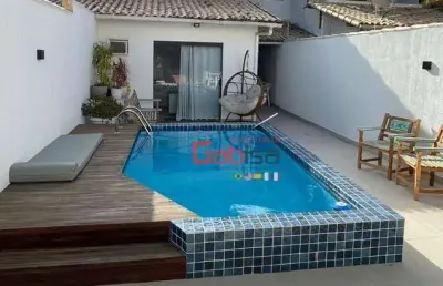 Casa com 3 dormitórios à venda, 200 m² por r$ 799.000,00 - palmeiras - cabo frio/rj